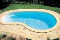 GFK Becken CORNALINE Komplett-Set "PROFI" 7,20x4,10/3,10x1,48 m